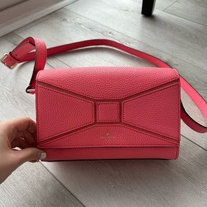 Kate Spade | Pink Kate Spade Crossbody Shoulder Leather Bag